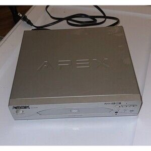 Apex AD-1010W DVD Player Silver MP3 Playback CD Composite RCA S-Video *See Desc*